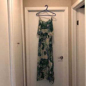 Full Length Silk Dress